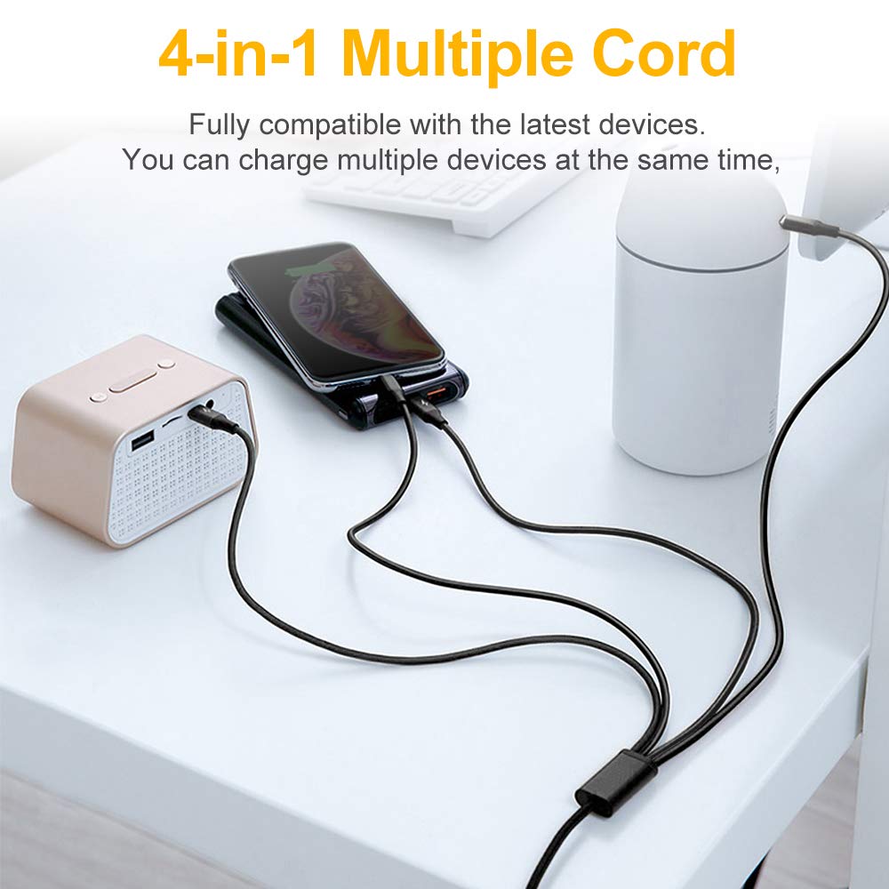 Amazon.co.jp: マルチ充電ケーブル マルチ充電ケーブル 2本